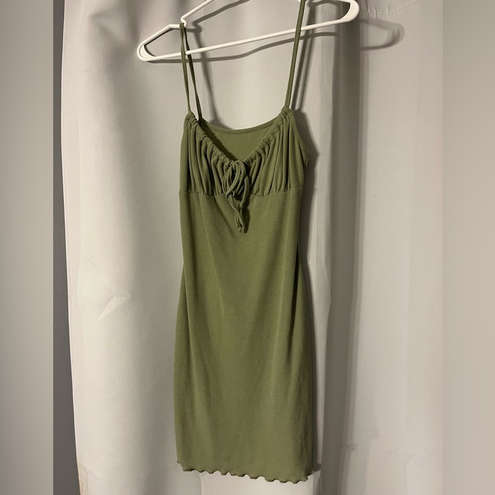 Small green dress!